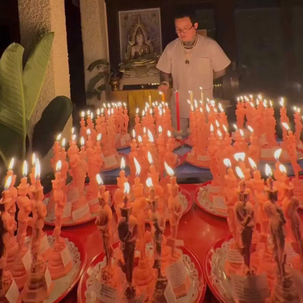 BlessYou.La | Thai Spiritual Shop for Ajarn Blessings & Rituals 2 Thai ajarn candle lightinng and blessings service - Blessyoula